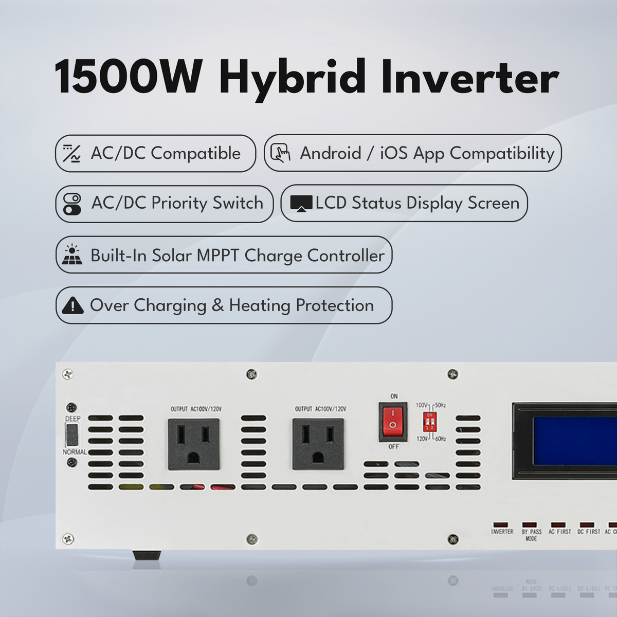 Automaxx 1500W Hybrid Inverter 24V