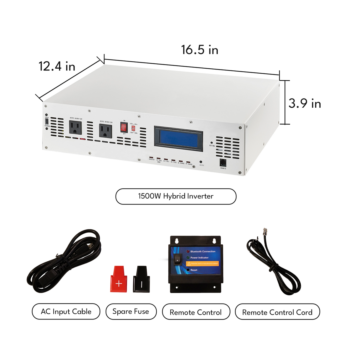 Automaxx 1500W Hybrid Inverter 24V