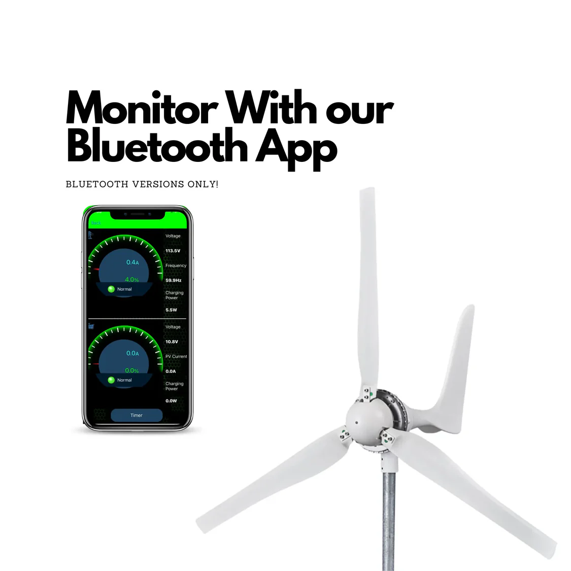 Automaxx 1500W Wind Turbine Bundle Set