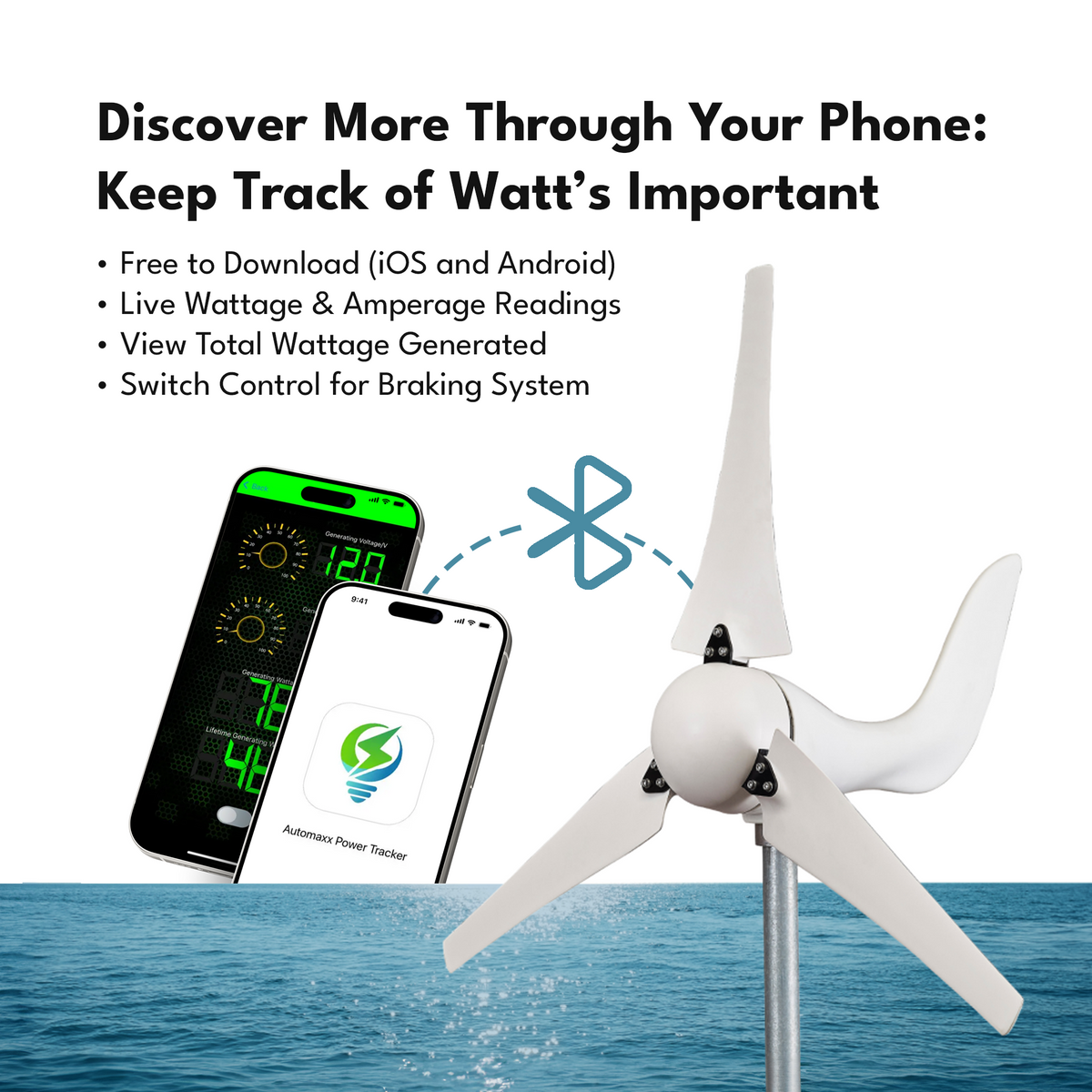 Automaxx 400W Marine Wind Turbine