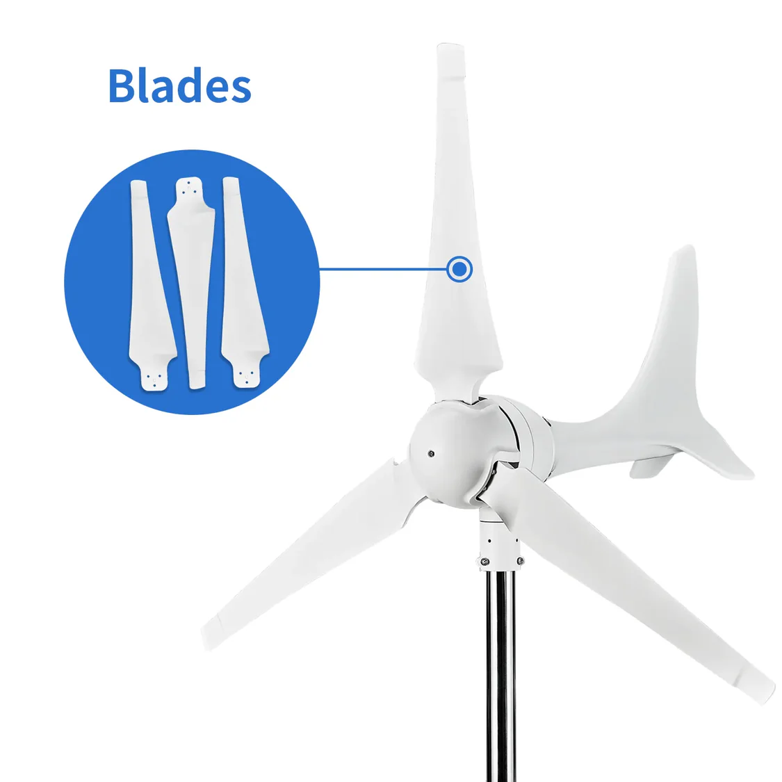 Automaxx 600W Marine Wind Turbine Bundle Set