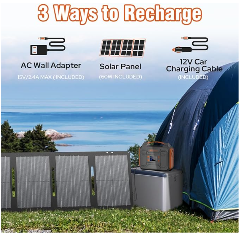 Renewable Energy HQ 300W Portable Power Station